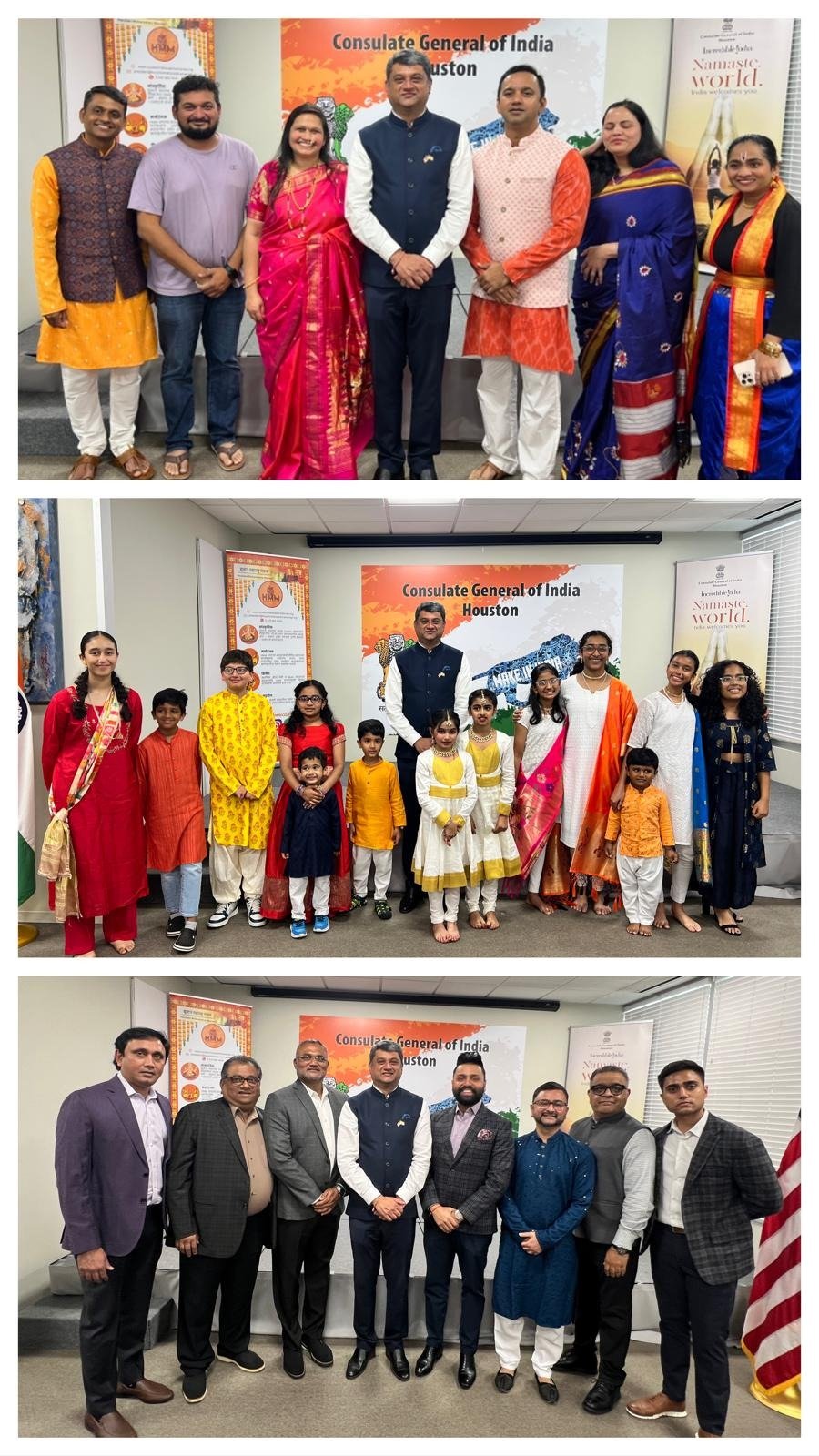 The Consulate General of India in Houston celebrated Maharashtra Day and Gujarat Day on May 9, 2026, bringing together vibrant diaspora organizations and community leaders in a spirit of unity and cultural pride.